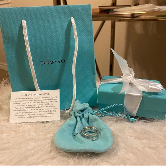 ⚡️SALE⚡️Tiffany & Co. 1837 Sterling Silver Ring - Picture 5 of 9